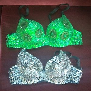 Beaded Sequin Bra Belly Dancing